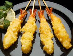 Tempura Shrimp Skewers